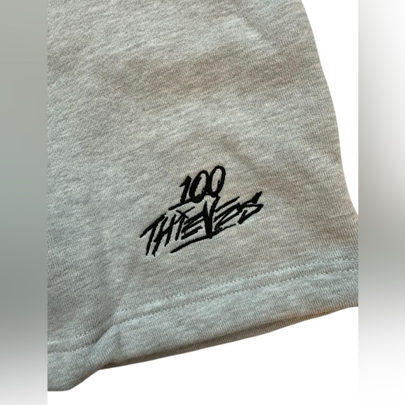 NWOT 100 Thieves Heather Grey Sweat Shorts - Picture 4 of 7